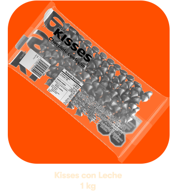 Kisses con Leche 1kg